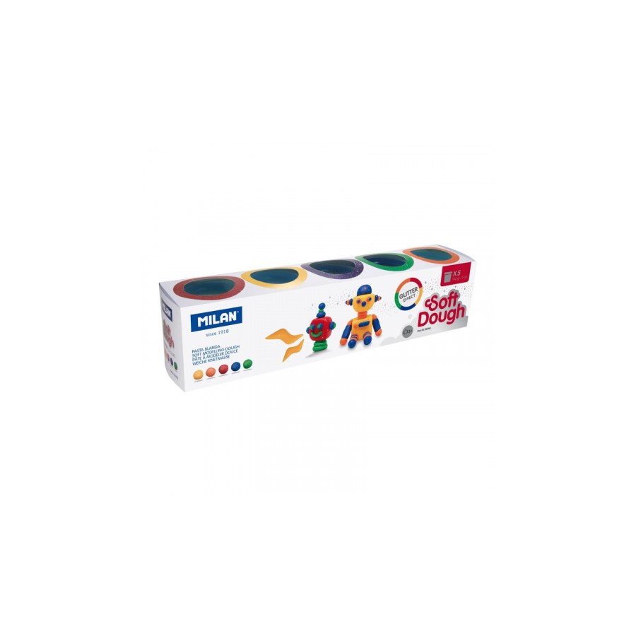 7727-Milan 913505G compuesto para ceramica y modelaje Pasta para modelar 710 g Multicolor 5 pieza(s)