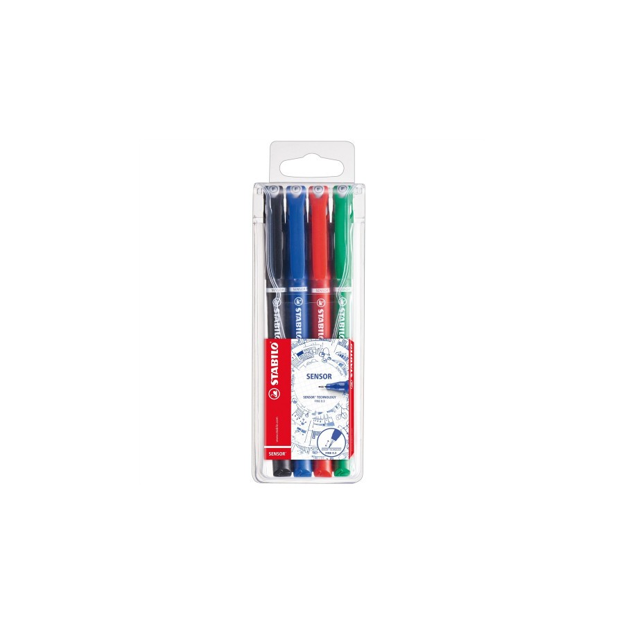 778-ESTUCHE 4 UNIDADES SENSOR PUNTA FINA 0,3MM. SURTIDOS STABILO 189/4 778-ESTUCHE 4 UNIDADES SENSOR PUNTA FINA 0,3MM. SURTIDOS STABILO 189/4