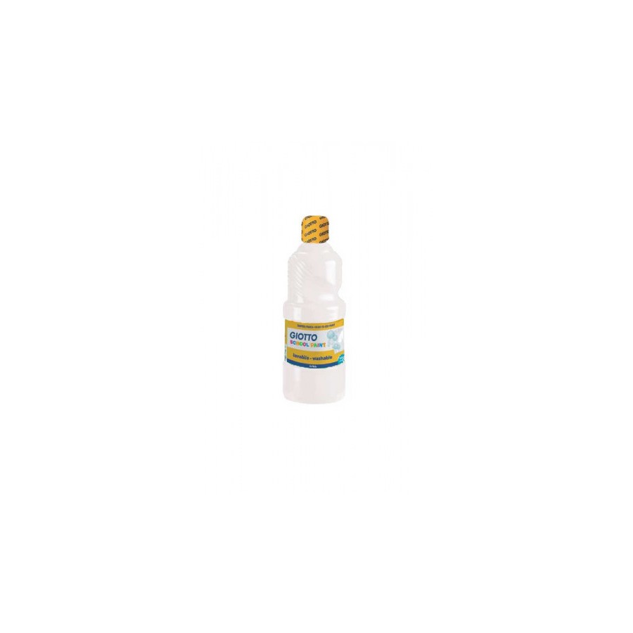 7780-Giotto Tempera Escolar 500 ml Botella Blanco 7780-Giotto Tempera Escolar 500 ml Botella Blanco