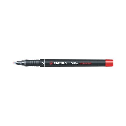 782-MARCADOR PERMANENTE PUNTA SUPERFINA OHPEN UNIVERSAL 0,4MM. ROJO STABILO 841/40