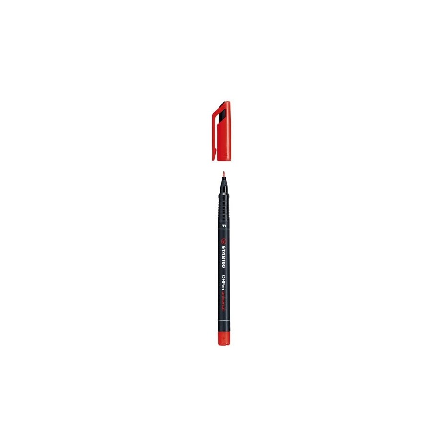 786-MARCADOR PERMANENTE PUNTA FINA OHPEN UNIVERSAL 0,7MM. ROJO STABILO 842/40