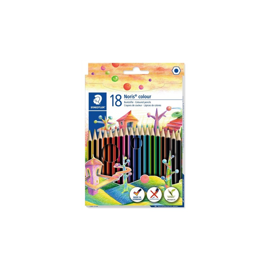 7869-ESTUCHE 18 PZAS NORIS COLOUR 185, SURT. STAEDTLER 185 C18