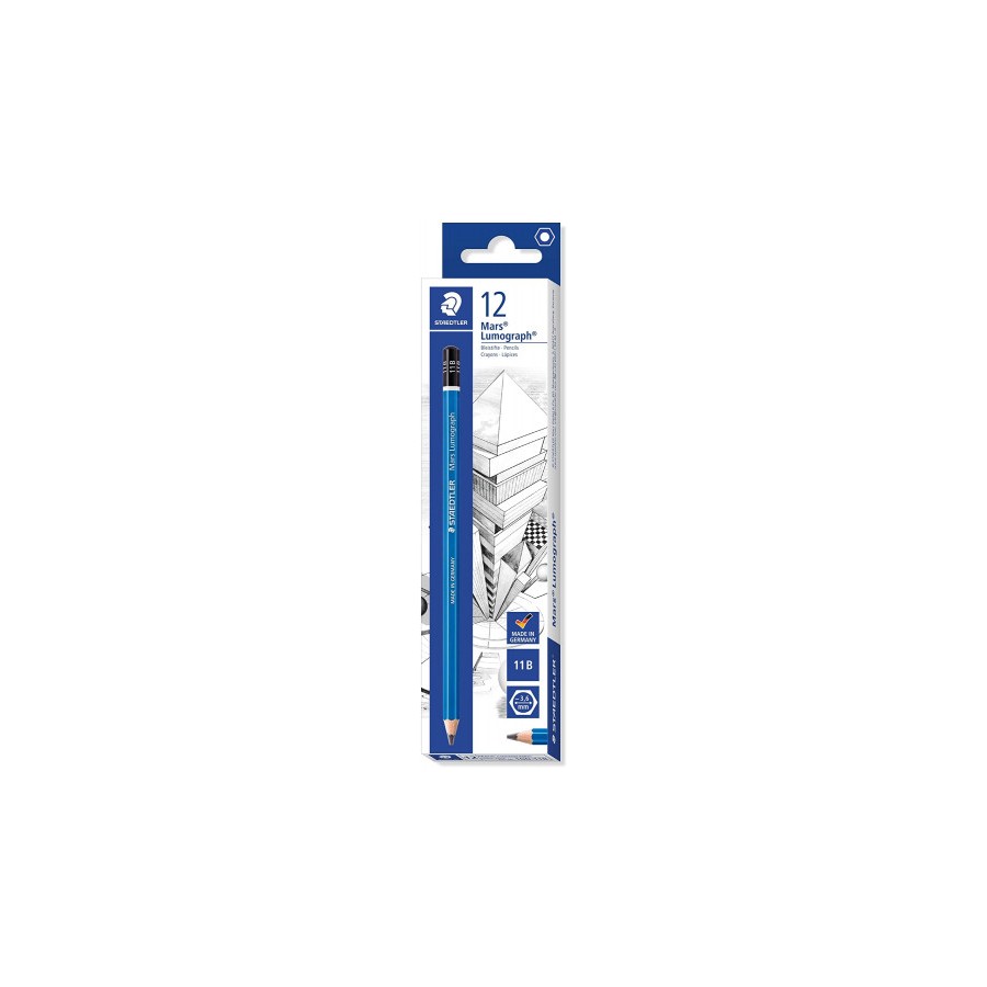 7886-LAPIZ GRAFITO MARS LUMOGRAPH 100, GRAD. 11B STAEDTLER 100-11B 7886-LAPIZ GRAFITO MARS LUMOGRAPH 100, GRAD. 11B STAEDTLER 100-11B