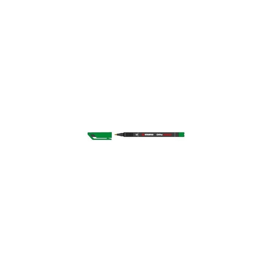 789-MARCADOR PERMANENTE PUNTA MEDIA OHPEN UNIVERSAL 1MM. VERDE STABILO 843/36