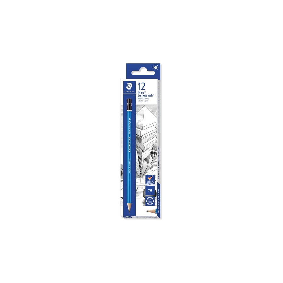 7894-LAPIZ GRAFITO MARS LUMOGRAPH 100, GRAD. 7H STAEDTLER 100-7H 7894-LAPIZ GRAFITO MARS LUMOGRAPH 100, GRAD. 7H STAEDTLER 100-7H