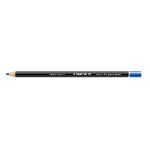 7906-LAPIZ ESPECIAL LUMOCOLOR PERMANENT GLASOCHROM 108 20, AZUL STAEDTLER 108 20-3