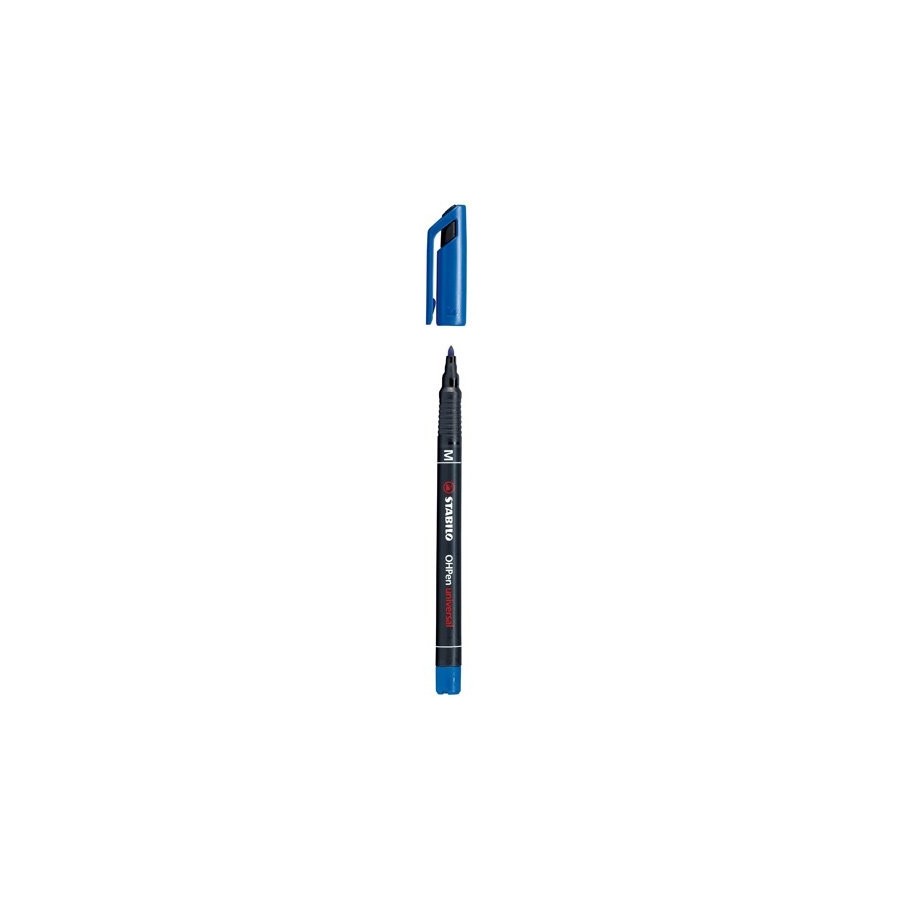 791-MARCADOR PERMANENTE PUNTA MEDIA OHPEN UNIVERSAL 1MM. AZUL STABILO 843/41