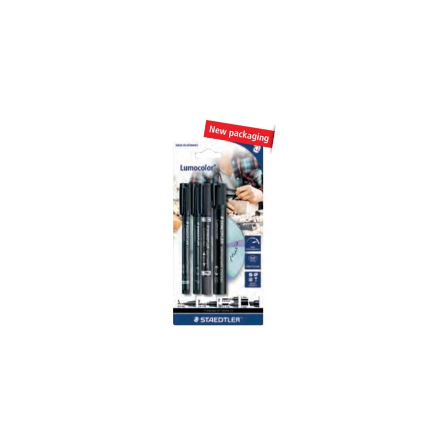 7936-BLISTER 4 LUMOCOLOR PERMANENT 60 BK, SURTIDO STAEDTLER 60 BK 7936-BLISTER 4 LUMOCOLOR PERMANENT 60 BK, SURTIDO STAEDTLER 60 BK