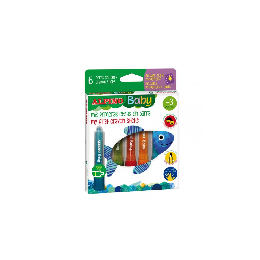 7975-ESTUCHE 6 CERAS EN BARRA BABY ALPINO PX002006 7975-ESTUCHE 6 CERAS EN BARRA BABY ALPINO PX002006