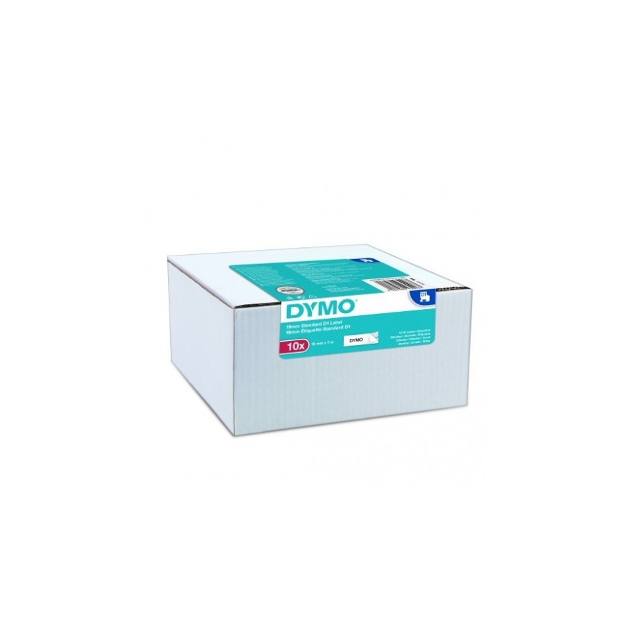 8022-MULTIPACK 10 CINTAS DYMO D1 9MMX7M NEGRO/BLANCO DYMO 2093096 8022-MULTIPACK 10 CINTAS DYMO D1 9MMX7M NEGRO/BLANCO DYMO 2093096