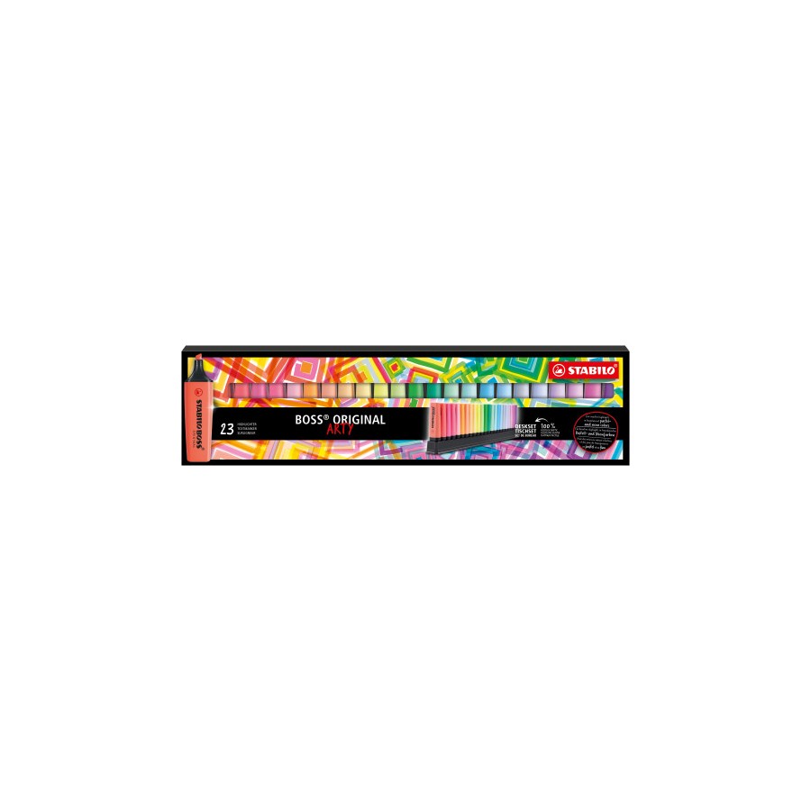 8098-ESTUCHE ARTY 23 BOSS COLORES SURTIDOS STABILO 7023-01-5-20 8098-ESTUCHE ARTY 23 BOSS COLORES SURTIDOS STABILO 7023-01-5-20