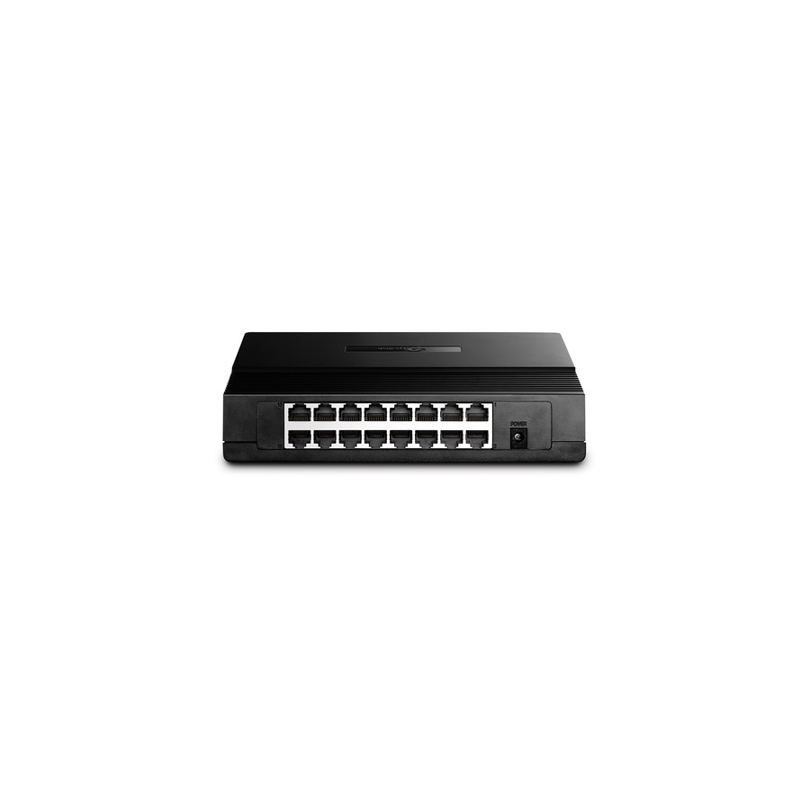 81-SWITCH FAST ETHERNET TP-LINK CON 16 PUERTOS DE ESCRITORIO Y PARA MONTAJE EN RACK