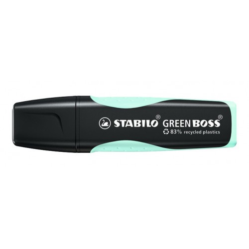 8101-MARCADOR FLUORESCENTE GREEN BOSS PASTEL TOQUE DE TURQUESA STABILO 6070/113