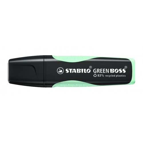 8102-MARCADOR FLUORESCENTE GREEN BOSS PASTEL PIZCA DE MENTA STABILO 6070/116