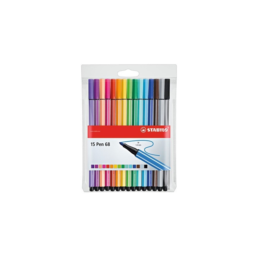 8113-ESTUCHE LIKE-YOU 15 PEN68 STABILO 6815-2 8113-ESTUCHE LIKE-YOU 15 PEN68 STABILO 6815-2