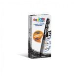 8127-CAJA 12 BOLIGRAFOS OOPS CLIP NEGRO CARIOCA 43043/01