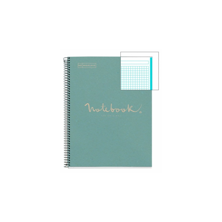 8189-CUADERNO 100% RECICLADO NB-1 A4 80HOJAS ECOAZUL EMOTIONS MIQUELRIUS 6092 8189-CUADERNO 100% RECICLADO NB-1 A4 80HOJAS ECOAZUL EMOTIONS MIQUELRIUS 6092