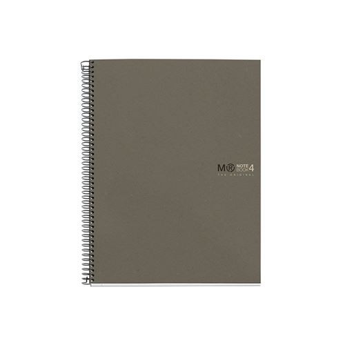 8193-CUADERNO 100% RECICLADO NB-4 A4 120HOJAS ECOGRIS MIQUELRIUS 6082