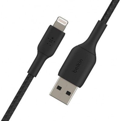 Belkin CAA002BT2MBK cable de conector Lightning 2 m Negro