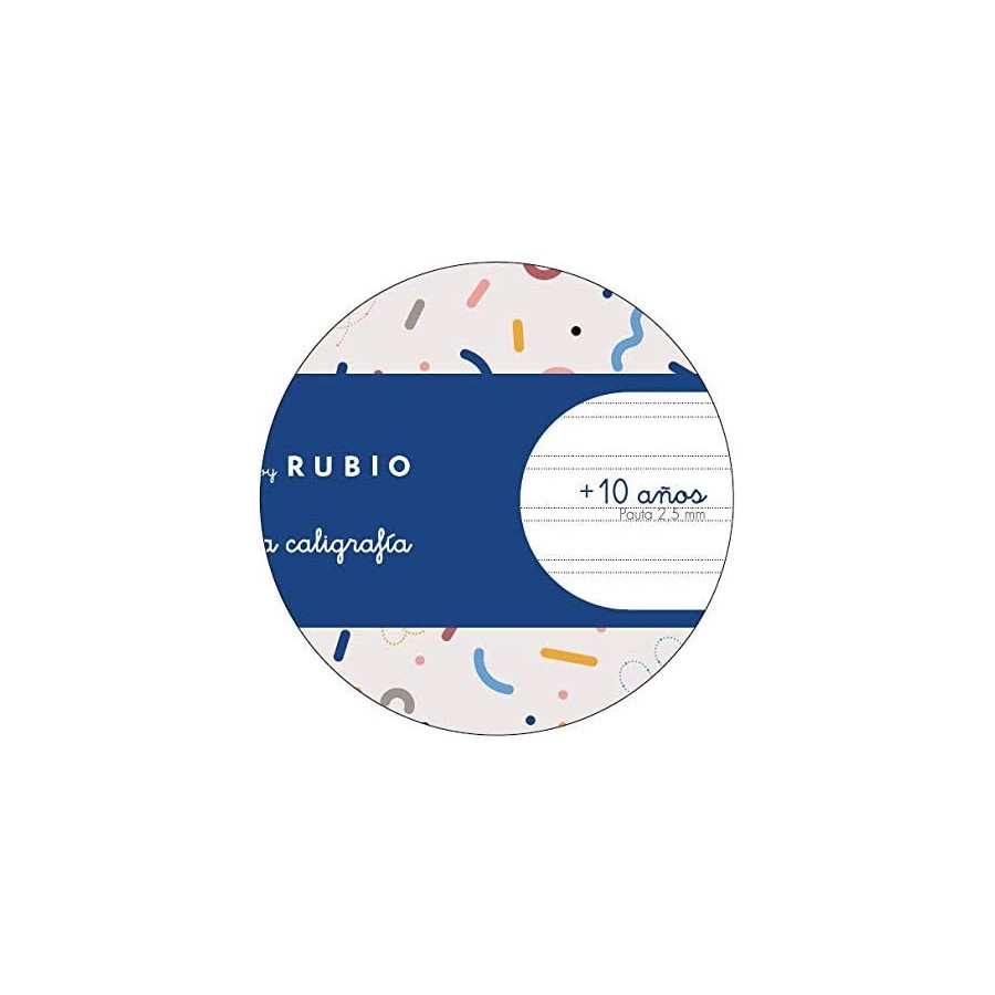 8209-CUADERNO GRAPADO A4 50HOJAS PAUTA 2,5MM MR CON EJERCICIOS RUBIO MIQUELRIUS 8146