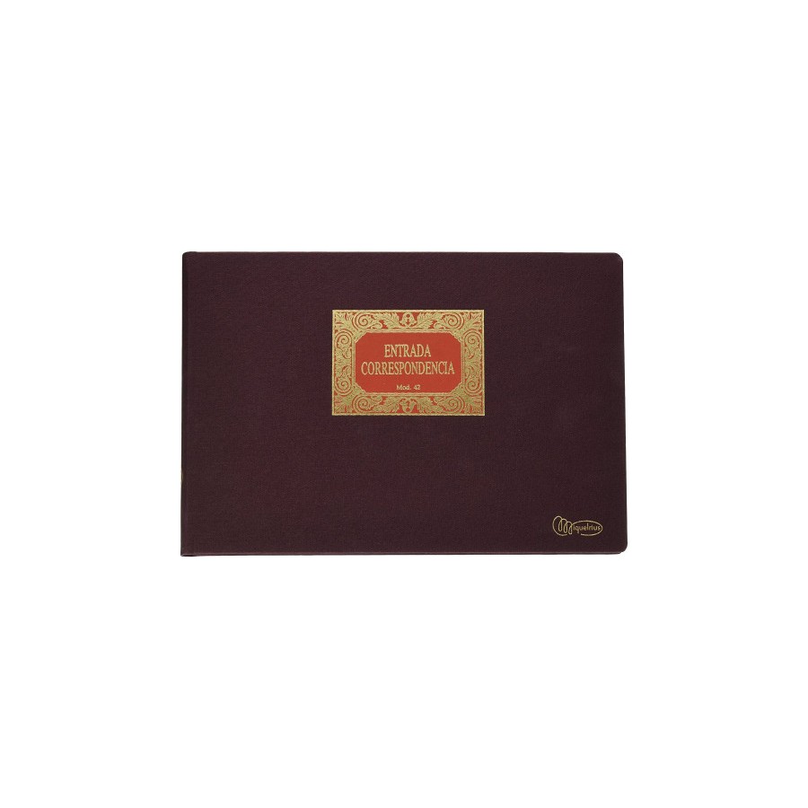 8219-Miquelrius 5042 registro comercial (libro) Bronce, Marron 100 hojas 8219-Miquelrius 5042 registro comercial (libro) Bronce, Marron 100 hojas