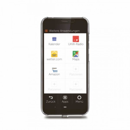 8229-Gigaset GS195LS smartphones 15,7 cm (6.18") SIM doble Android 9.0 4G USB Tipo C 2 GB 32 GB 4000 mAh Negro