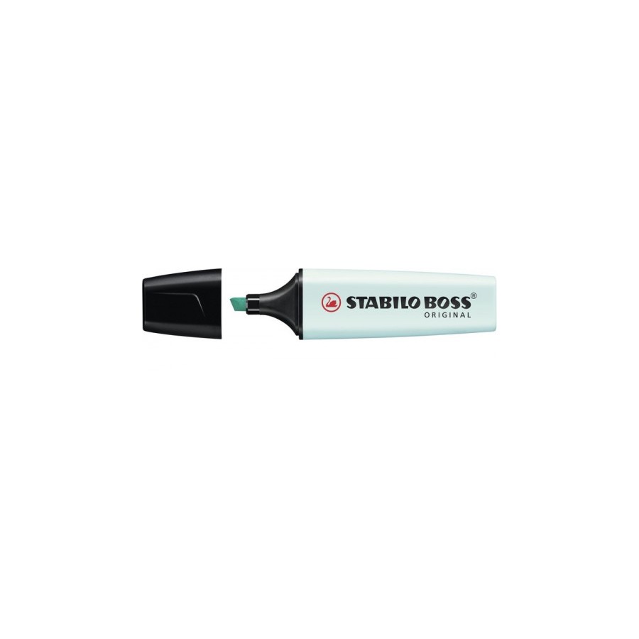835-MARCADOR.FLUORESCENTE BOSS TRAZO 2/5MM. TURQUESA PASTEL STABILO 70/113