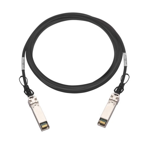 8362-QNAP CAB-DAC50M-SFPP cable de fibra optica 5 m SFP+ Negro