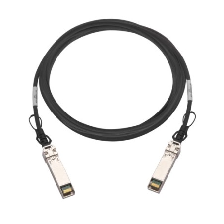 8362-QNAP CAB-DAC50M-SFPP cable de fibra optica 5 m SFP+ Negro
