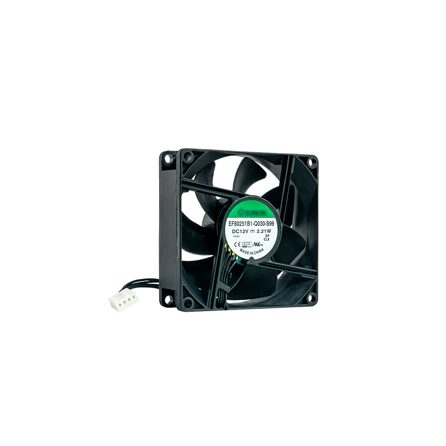 8375-QNAP FAN-8CM-T01 ventilador de PC Universal Negro