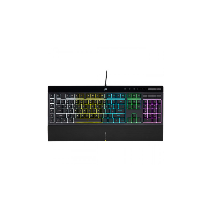 8494-Corsair K55 RGB PRO teclado USB QWERTY Espanol Negro