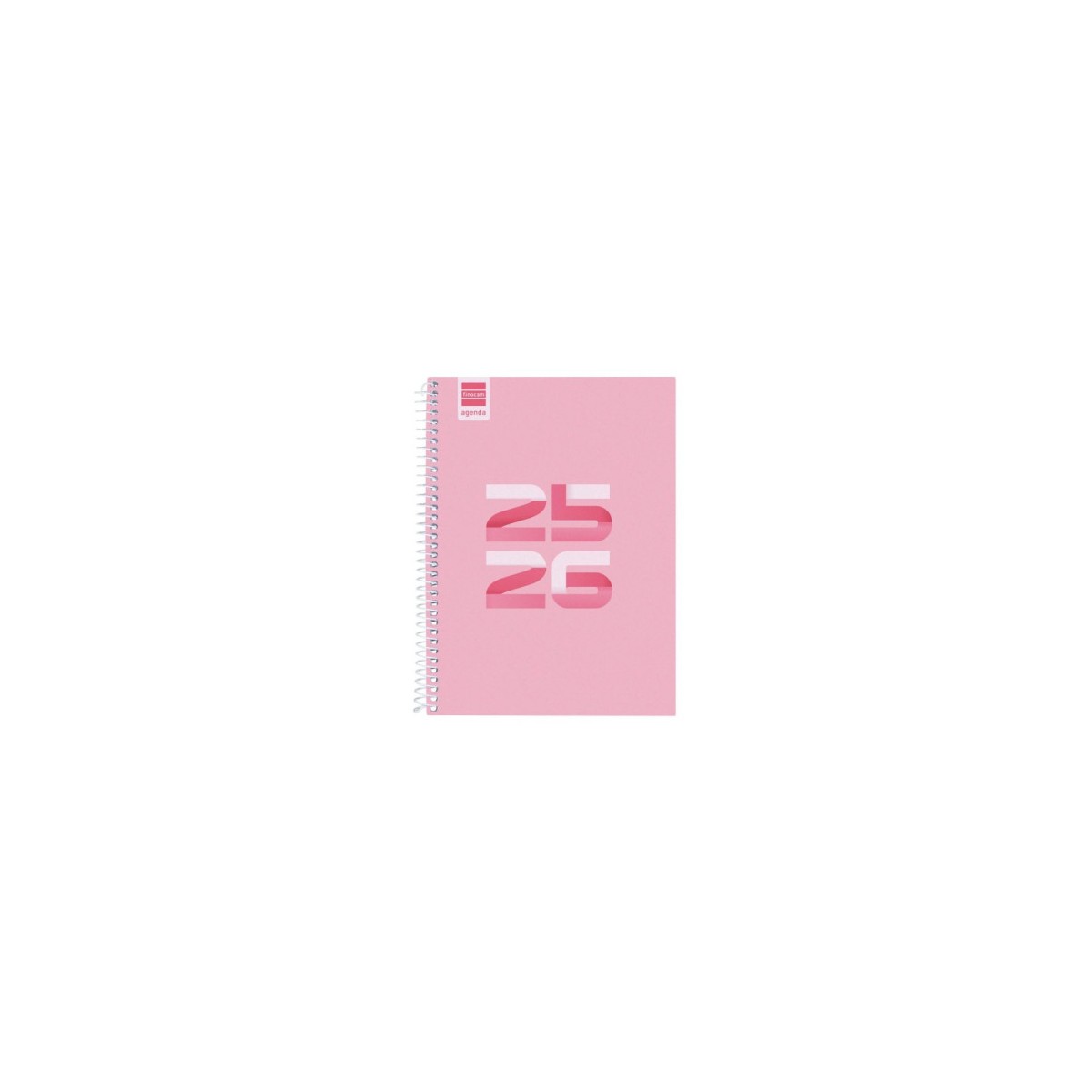 AGENDA ESCOLAR 2025 2026 COOL 4º 155X212 SEMANA VISTA HORIZONTAL ROSA FINOCAM 645040426