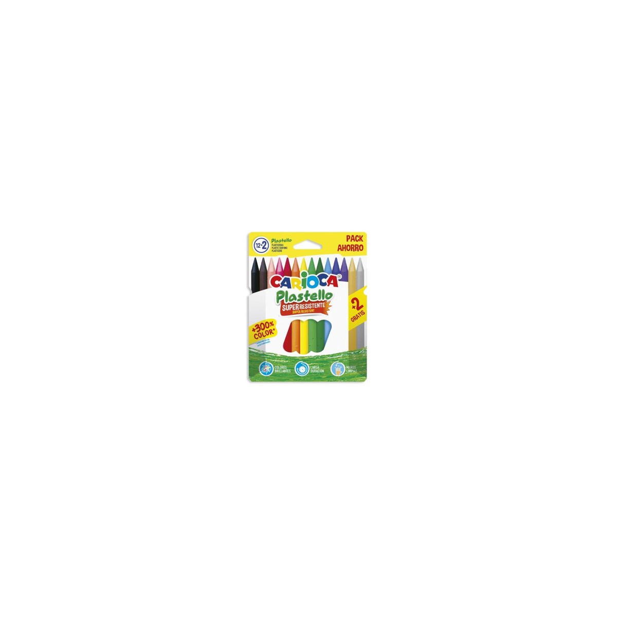 CAJA 122 PLASTICERA COLORES SURTIDOS PLASTELLO CARIOCA 42714