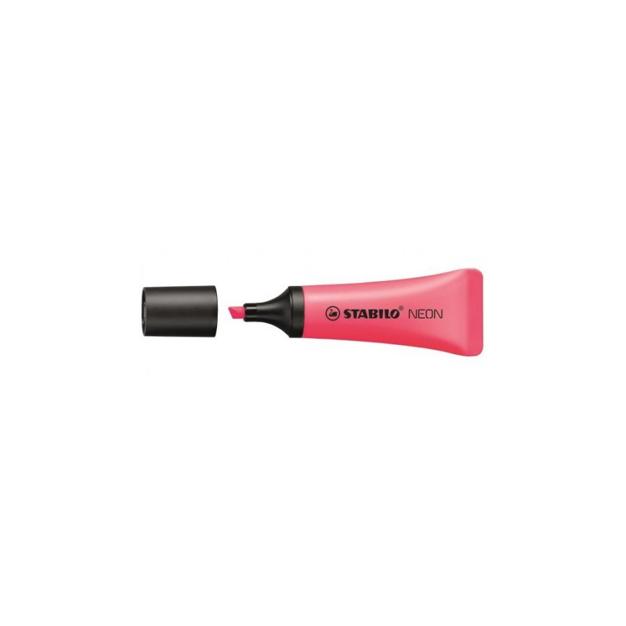 853-MARCADOR FLUORESCENTE NEON TRAZO 2/5MM. ROSA STABILO 72/56