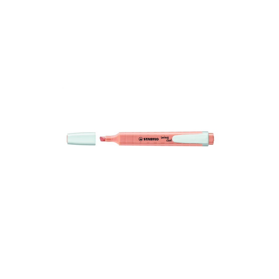 858-MARCADOR FLUORESCENTE SWING COOL PASTEL TRAZO 1/4MM. MELOCOTON STABILO 275/126-8