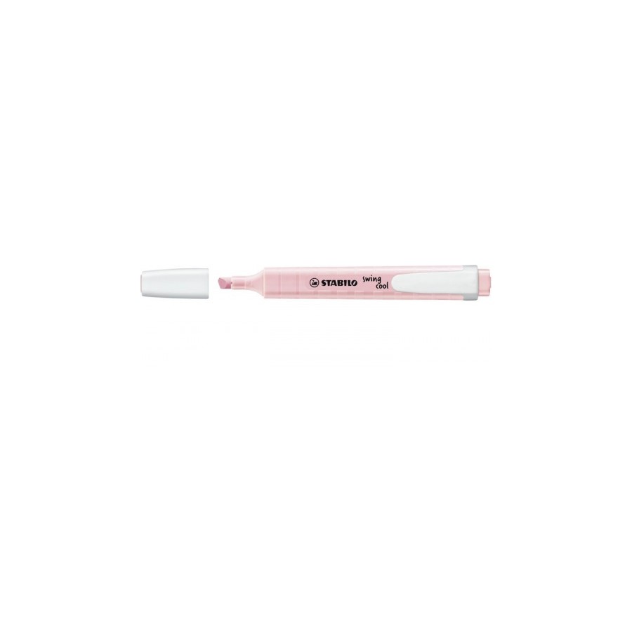 860-MARCADOR FLUORESCENTE SWING COOL PASTEL TRAZO 1/4MM. ROSA STABILO 275/129-8