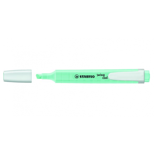 862-MARCADOR FLUORESCENTE SWING COOL PASTEL TRAZO 1/4MM. TURQUESA STABILO 275/113-8