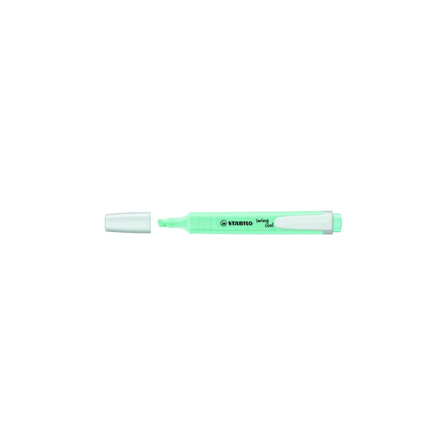 862-MARCADOR FLUORESCENTE SWING COOL PASTEL TRAZO 1/4MM. TURQUESA STABILO 275/113-8