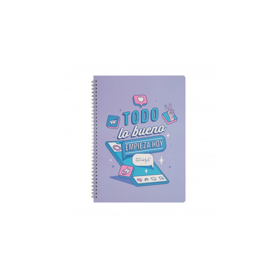 8633-LIBRETA - TODO LO BUENO EMPIEZA HOY MR WONDERFUL WOA11056ES 8633-LIBRETA - TODO LO BUENO EMPIEZA HOY MR WONDERFUL WOA11056ES