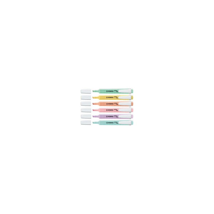 865-ESTUCHE PLASTICO SWING COOL PASTEL 6 UNIDADES SURTIDAS TRAZO 1/4MM. STABILO 275/6-08 865-ESTUCHE PLASTICO SWING COOL PASTEL 6 UNIDADES SURTIDAS TRAZO 1/4MM. STABILO 275/6-08