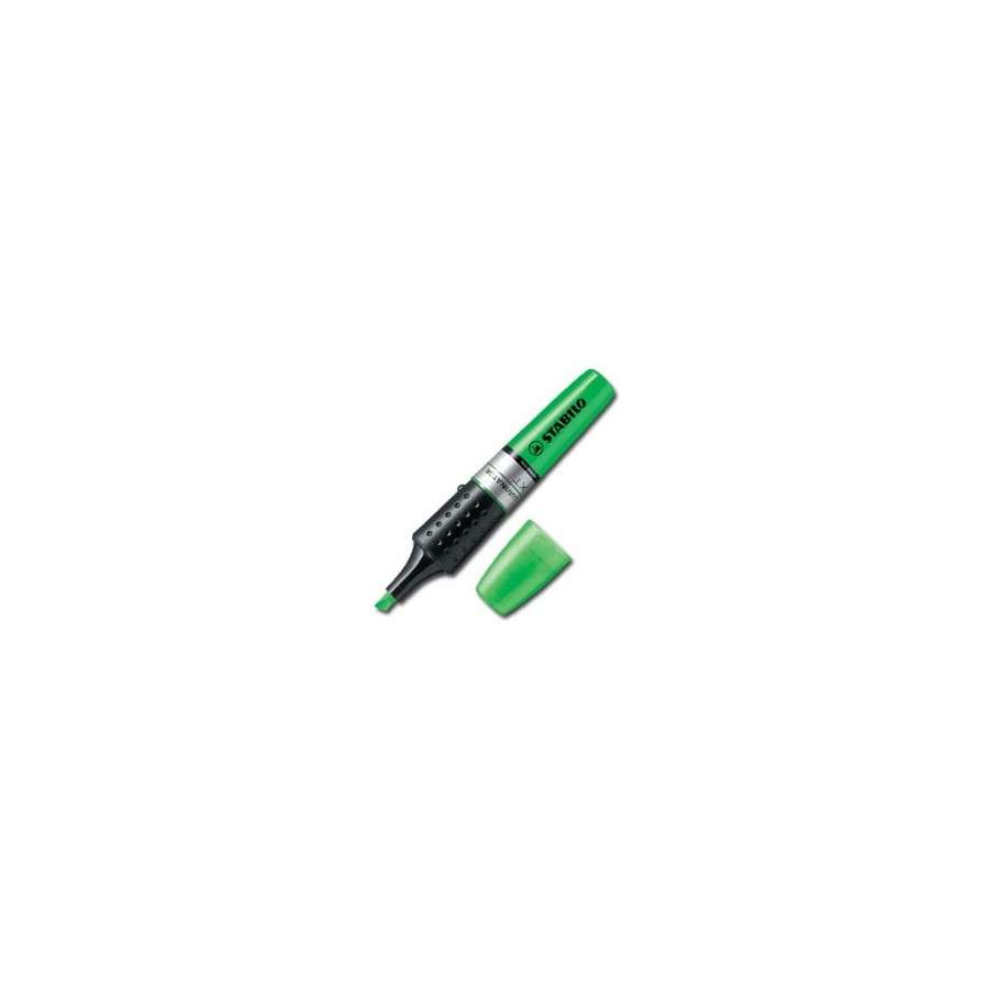 869-MARCADOR FLUORESCENTE LUMINATOR TRAZO 2/5MM. VERDE STABILO 71/33