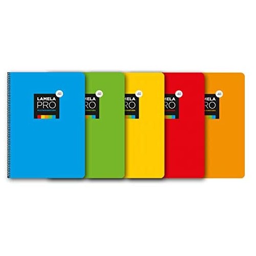 8749-CUADERNO FOLIO EXTRA DURA 100 HOJAS. 3 MM., SURTIDOS LAMELA