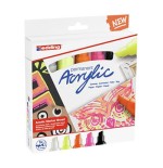 8818-PACK 5 MARCADORES ACRILICOS TRAZO 5-10 MM. NEON. COLORES: 922, 901, 065, 066 Y 069. EDDING 5000-5-S