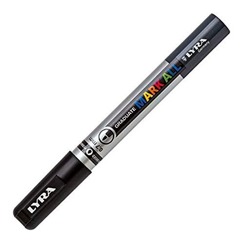 8852-MARCADOR PERMANENTE MARK ALL NEGRO 0,7 MM  LYRA GROOVE L6800099