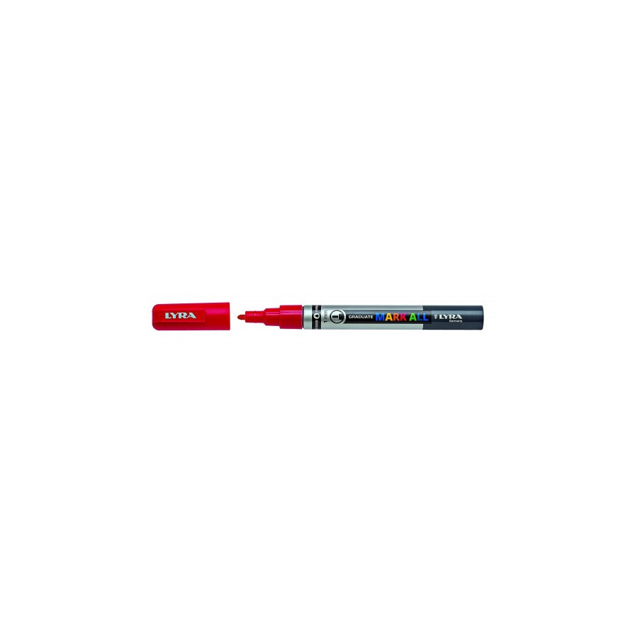 8854-MARCADOR PERMANENTE MARK ALL ROJO 1 MM LYRA GROOVE L6810018 8854-MARCADOR PERMANENTE MARK ALL ROJO 1 MM LYRA GROOVE L6810018