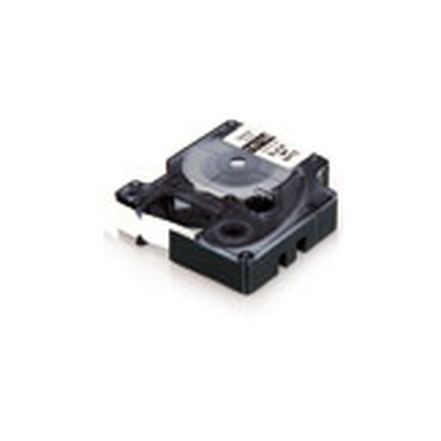 886-CINTA ROTULADORA RHINOPRO VINILO NEGRO/BLANCO 12MM DYMO 018444