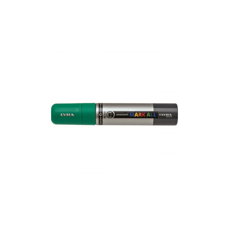 8863-MARCADOR PERMANENTE MARK ALL VERDE ESMERALDA 15 MM LYRA GROOVE L6840063 8863-MARCADOR PERMANENTE MARK ALL VERDE ESMERALDA 15 MM LYRA GROOVE L6840063
