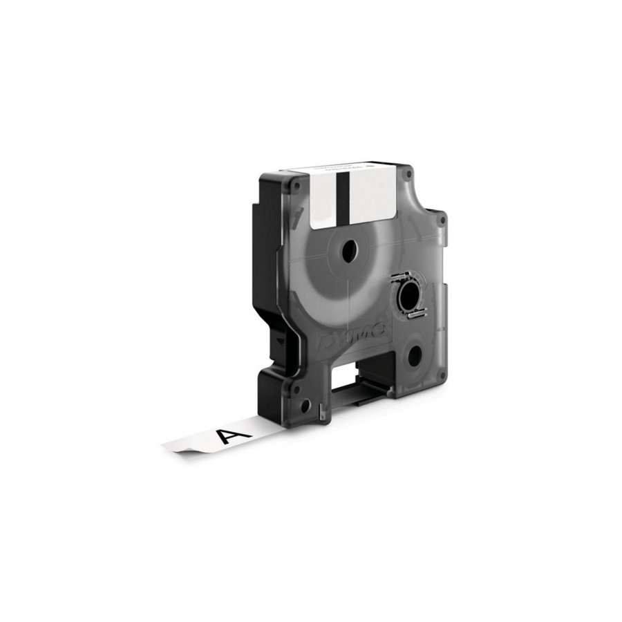 887-CINTA ROTULADORA RHINOPRO VINILO NEGRO/BLANCO 19MM DYMO 018445