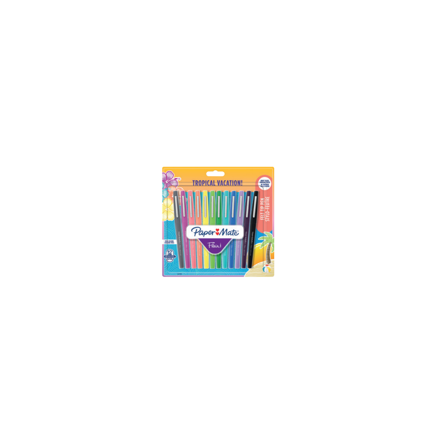 8876-FLAIR M. TROPICAL VACATION BL12 PAPER MATE 1951029
