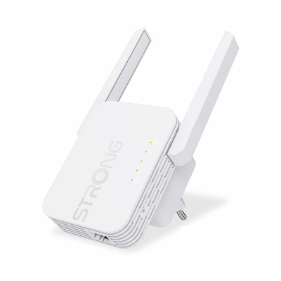 Strong 300S repetidor y transceptor Repetidor de red 300 Mbit s Blanco